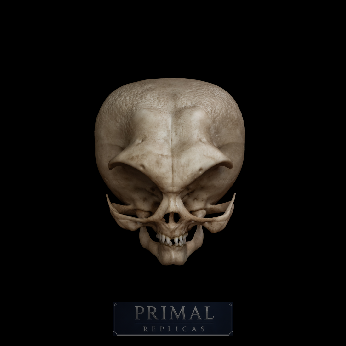 Grey Alien Skull Replica – Life-Sized Mythical Display Piece